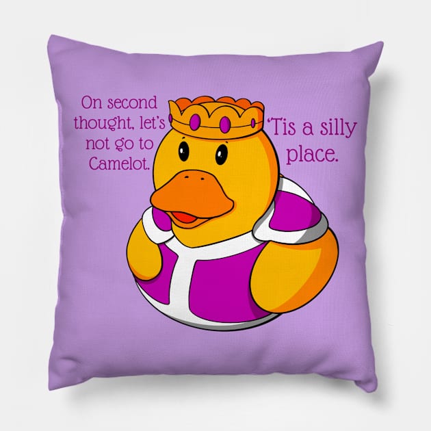 Rubber Duck King Pillow by Alisha Ober Designs