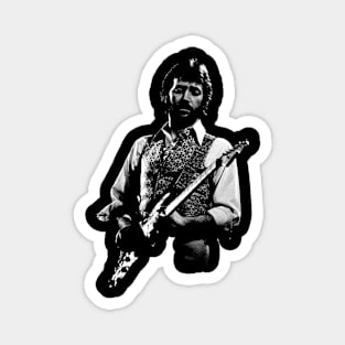 Clapton's Guitar Magic Celebrate the Legendary Music of Eric Clapton with a Stylish T-Shirt Magnet