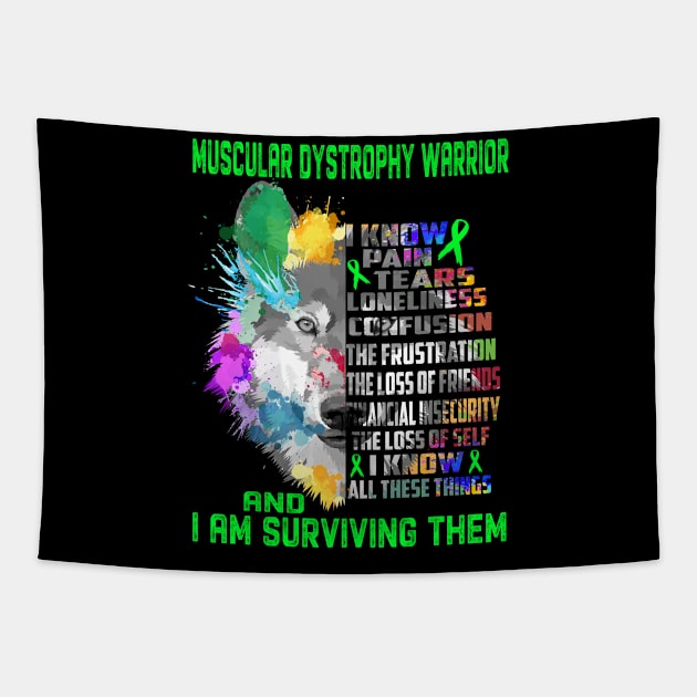 I Am Muscular Dystrophy Warrior, I Know All These Things and I Am Surviving Them Tapestry by ThePassion99