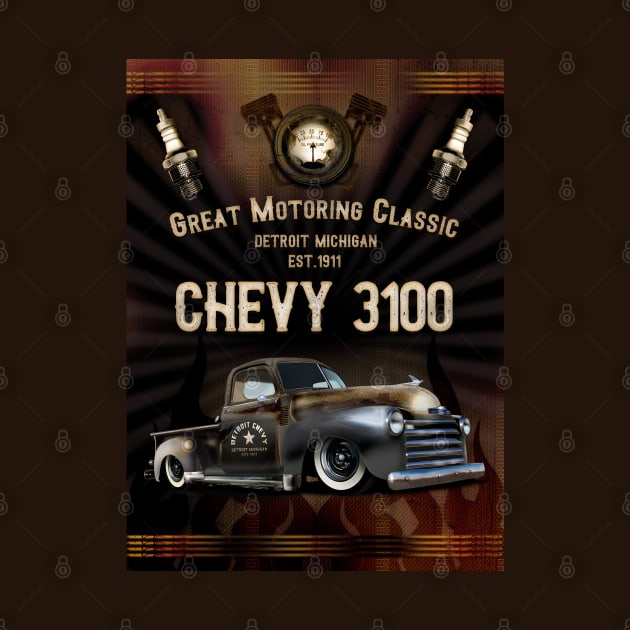 Chevy 3100 Classic Truck by hardtbonez