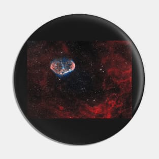 Crescent Nebula in the constellation Cygnus Pin