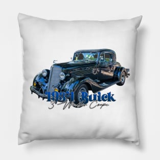 1934 Buick 3 Window Coupe Pillow