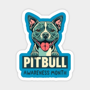 National Pitbull Awareness Month – October Magnet