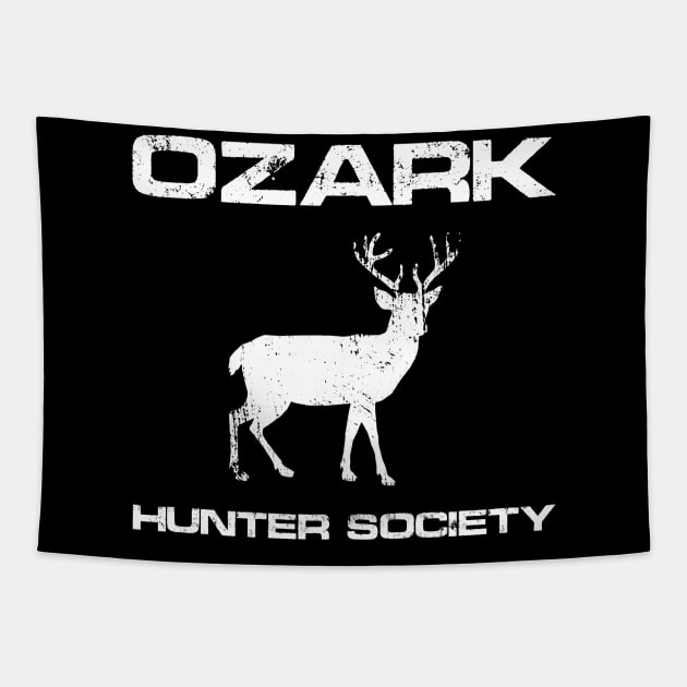 OZARK HUNTER SOCIETY Tapestry by Ajiw