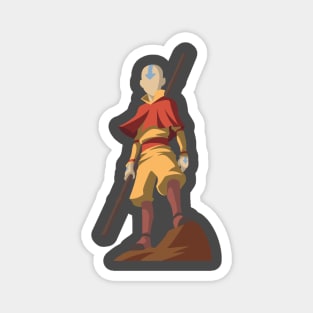 Avatar the Last Airbender Aang Minimalist Magnet