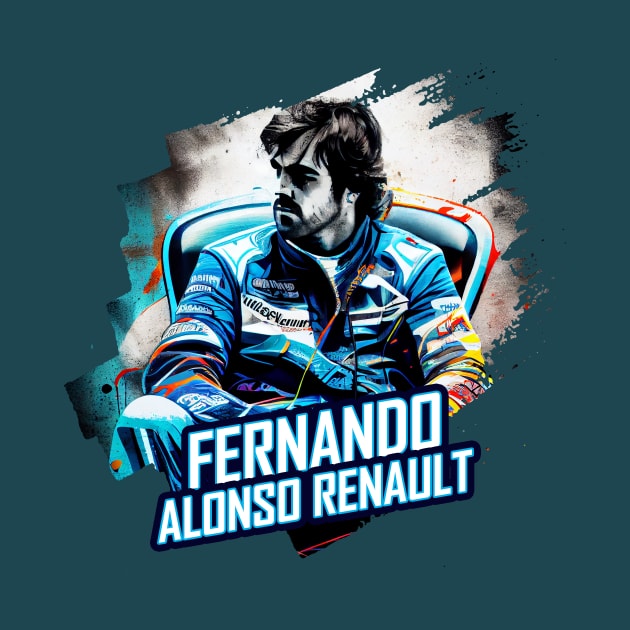 Fernando Alonso Renault by Pixy Official