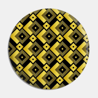 Golden Gradient Abstract art pattern design Pin