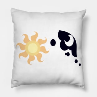 My little Pony - Princess Celestia + Luna Cutie Mark Pillow