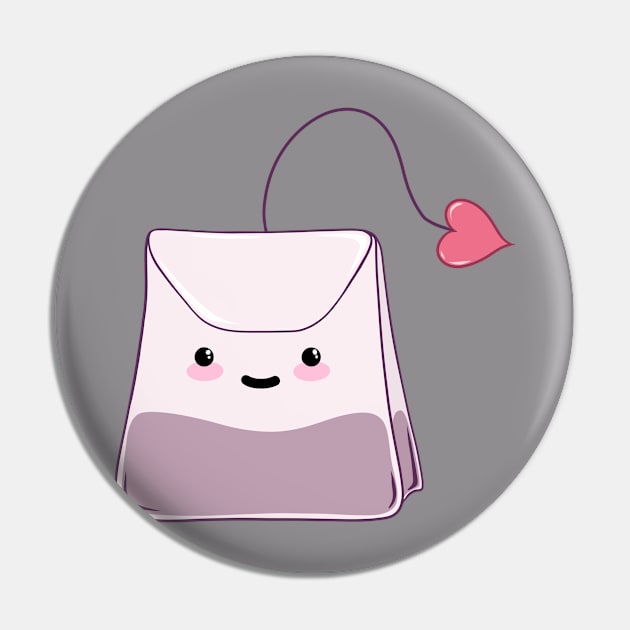 Tea Cutie Pin by SkullFern