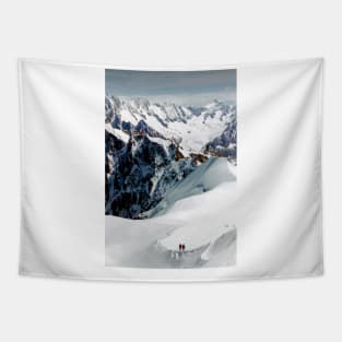 Chamonix Aiguille du Midi Mont Blanc Massif French Alps France Tapestry