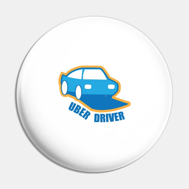 Uber Driving Pin by TheBRCanvas