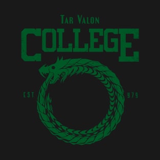 Tar Valon College Green Ajah Symbol Wheel of Time Parody T-Shirt