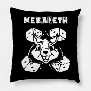 megadeth dice bunny Pillow