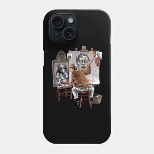 Moon Triple Self-Portrait Phone Case