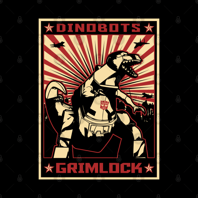 GRIMLOCK - Propaganda poster by ROBZILLA