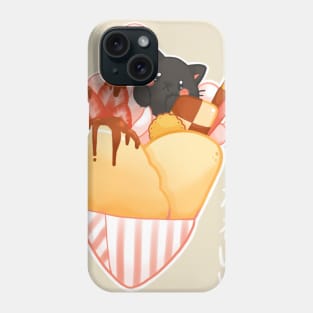 Harajuku cat creppe Phone Case