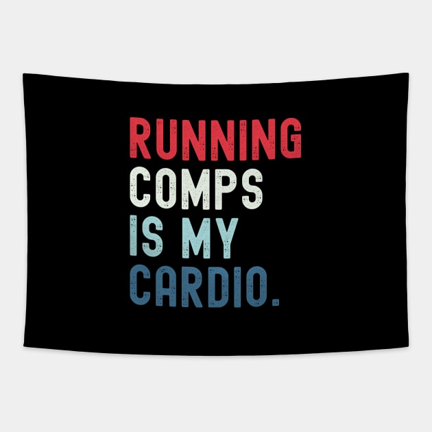 Running Comps Is My Cardio Funny Realtor Real Estate Agent Apparel Men Women Tapestry by Nisrine