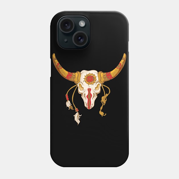 Skeleton Totem Phone Case by saigon199x