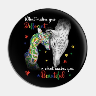 What Makes You Different autism awareness Pin