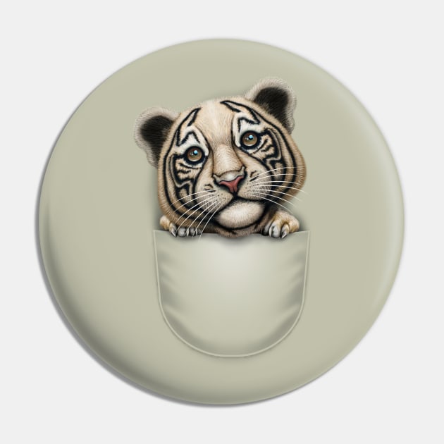 POCKET TIGER Pin by ADAMLAWLESS