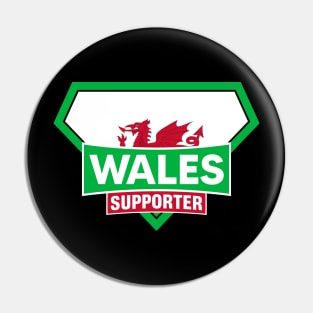 Wales Super Flag Supporter Pin