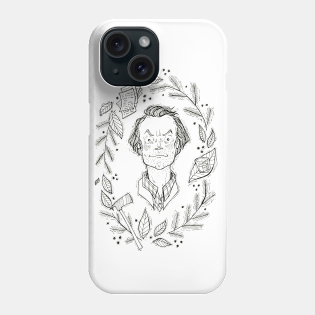 Jack Torrance Phone Case by RachelMSilva