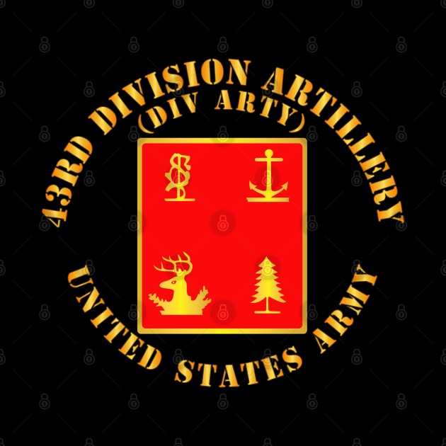 43rd Division Artillery - US Army w DUI by twix123844