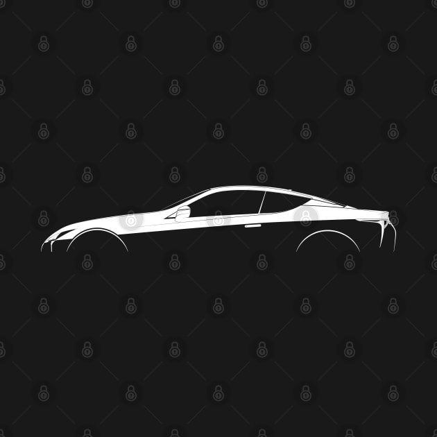 Lexus LC 500 Silhouette by Car-Silhouettes