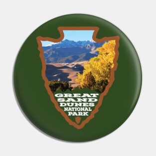 Great Sand Dunes National Park & Preserve arrowhead Pin