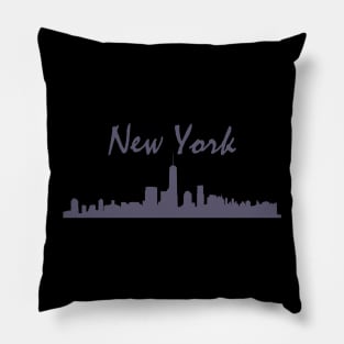 New York City Skyline Pillow