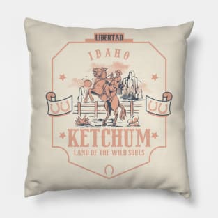 Ketchum Idaho wild west town Pillow