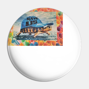 Save the Turtles Pin