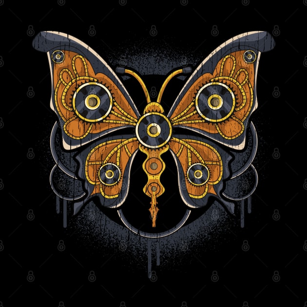 Steampunk Butterfly by E