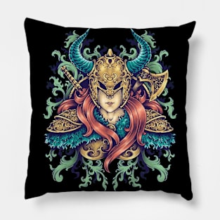 viking warrior Pillow