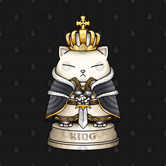Chess Cat King by Takeda_Art
