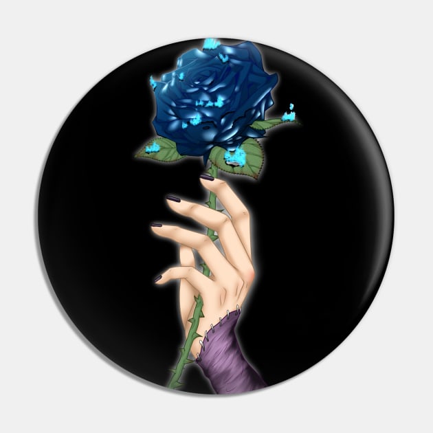 Blue Rose- Dabi Pin by McSueMe