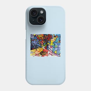 Stained Glass Menorah Phone Case