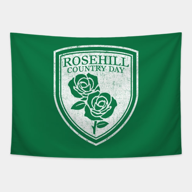 Rosehill Country Day High School Crest (Variant) Tapestry by huckblade