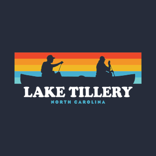 Lake Tillery North Carolina Canoe T-Shirt