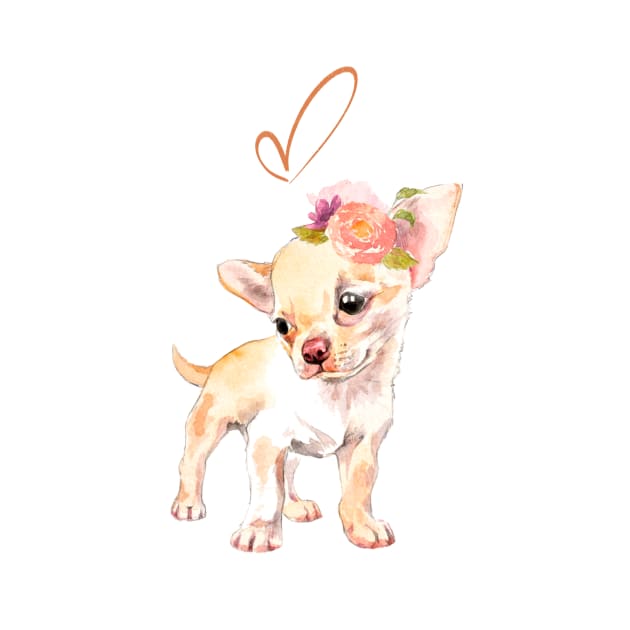 Baby Girl Chihuahua Puppy by stuckyillustration