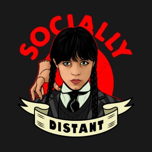 Socially Distant Spooky Introvert Social Distancing Meme T-Shirt