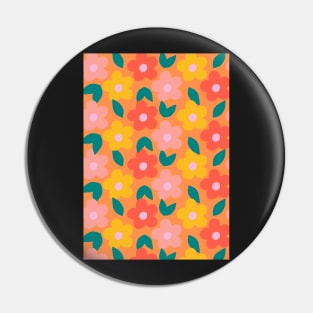 Ditsy Floral Print Pin