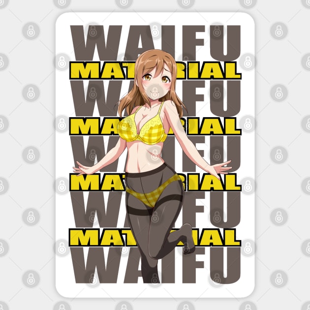 Underwear Anime Waifu Material 40 - Waifu - Sticker