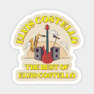 Elvis costello yellow T shirt Magnet