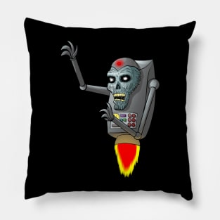 Hovering Cyborg Pillow