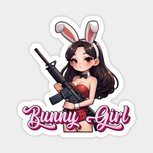 Tactical Bunny Girl Magnet