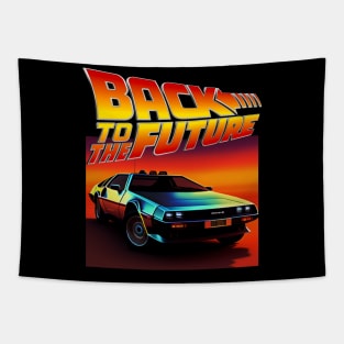 back to the future retro Tapestry