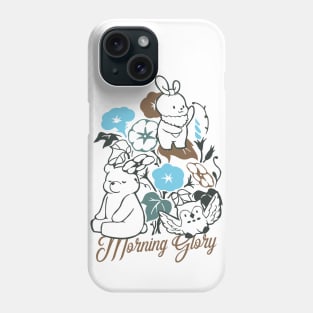 Animal Friends are Playing in the Morning Glory Garden Phone Case