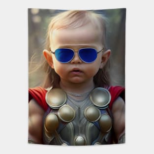 Thorsome Baby with Shades Tapestry