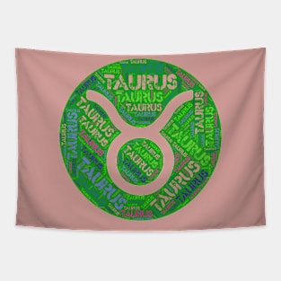 Taurus Zodiac Sign Tapestry